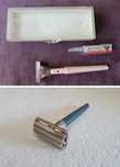 Schick Lady Eversharp + Gillette Man - Máquinas de Barbear - anos 60