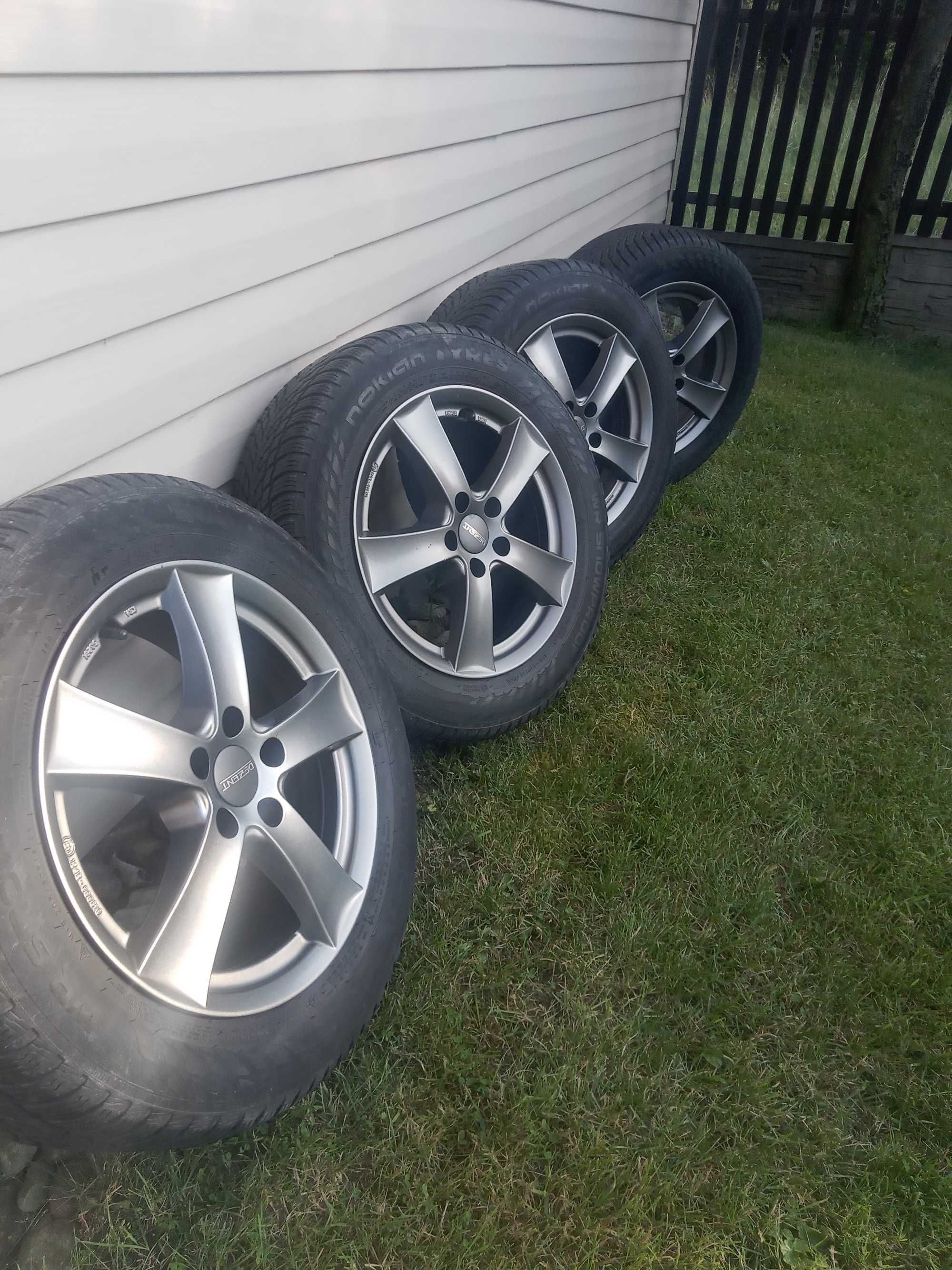 felgi alu 16 5x105 opel astra j mokka jak nowe z oponami nokian zima