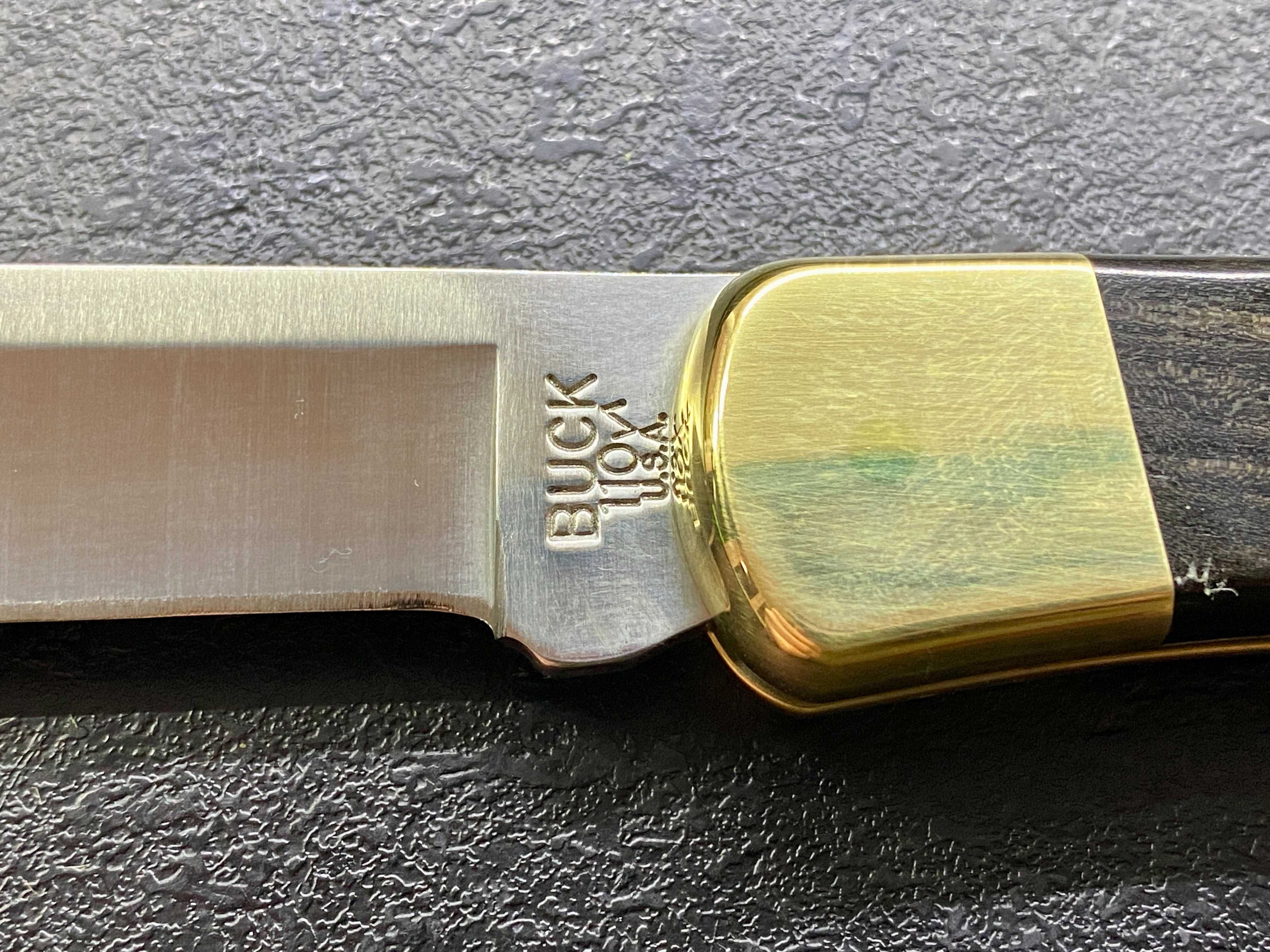 Buck 110, 420HC, шкіряний/нейлоновий чохол. Оригінал, США