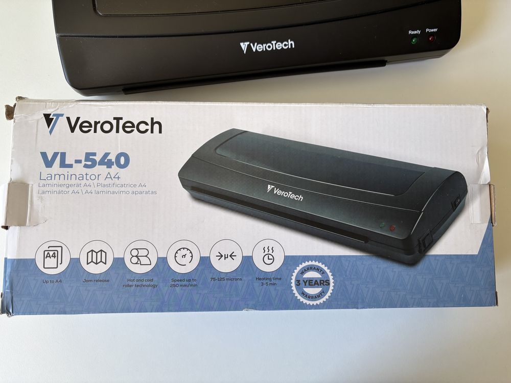 Laminator VeroTech plus trymer plus folie do lampwanoa GRATIS