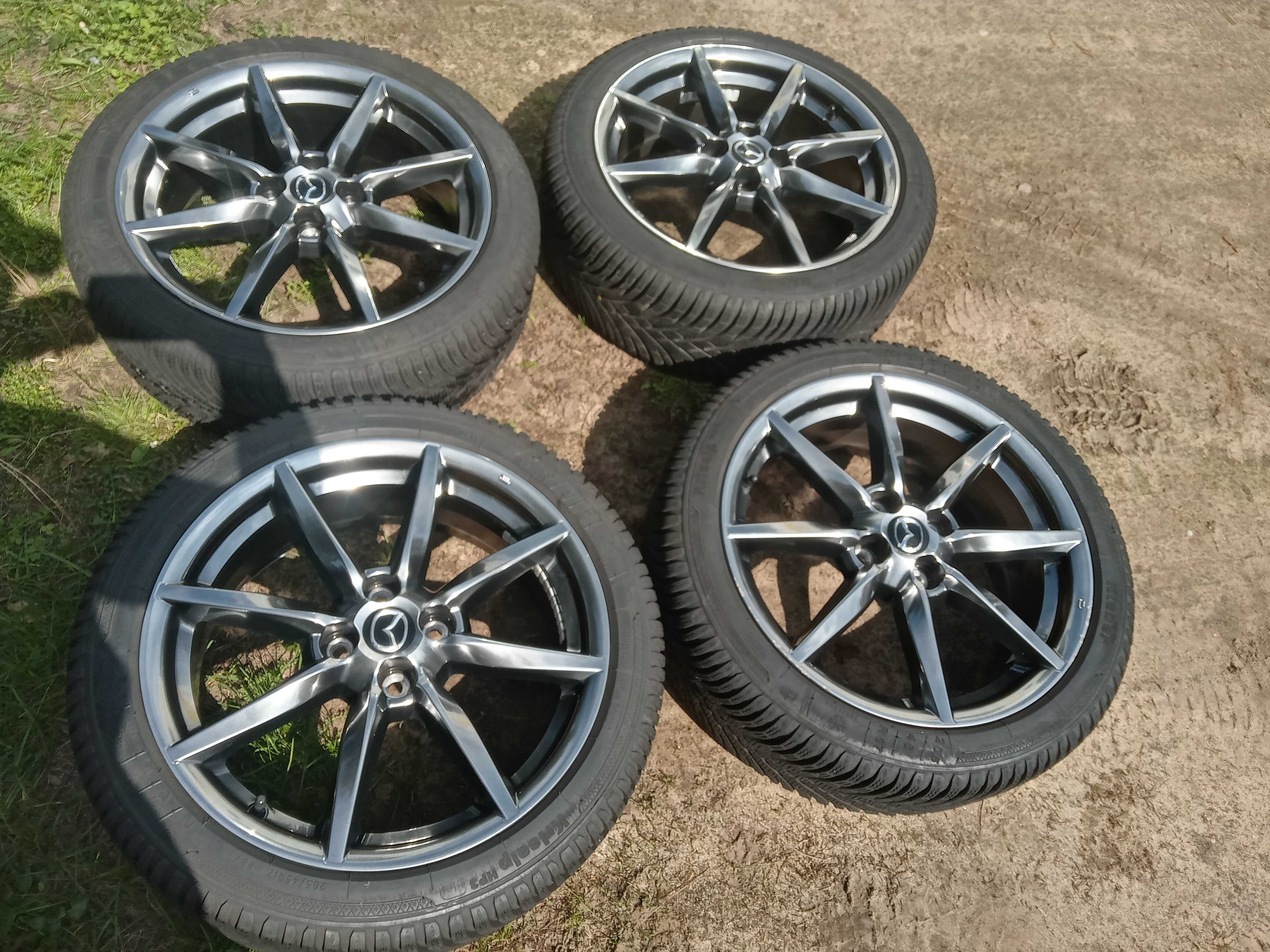 Alufelgi Mazda orginał MX5 17cali z 9ponami 205/45R17