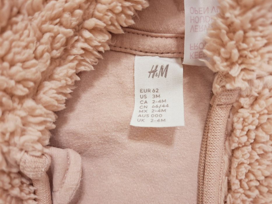 Kombinezon jesienny przejściowy miś H&M rozmiar 62