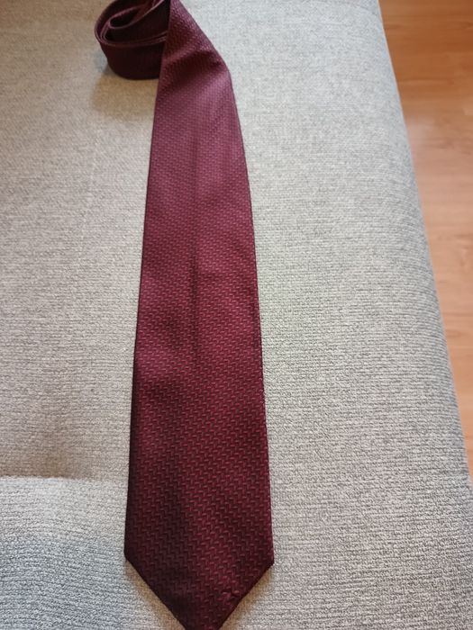 Krawat męski jedwabny firmy Verner bardzo elegancki stan idealny