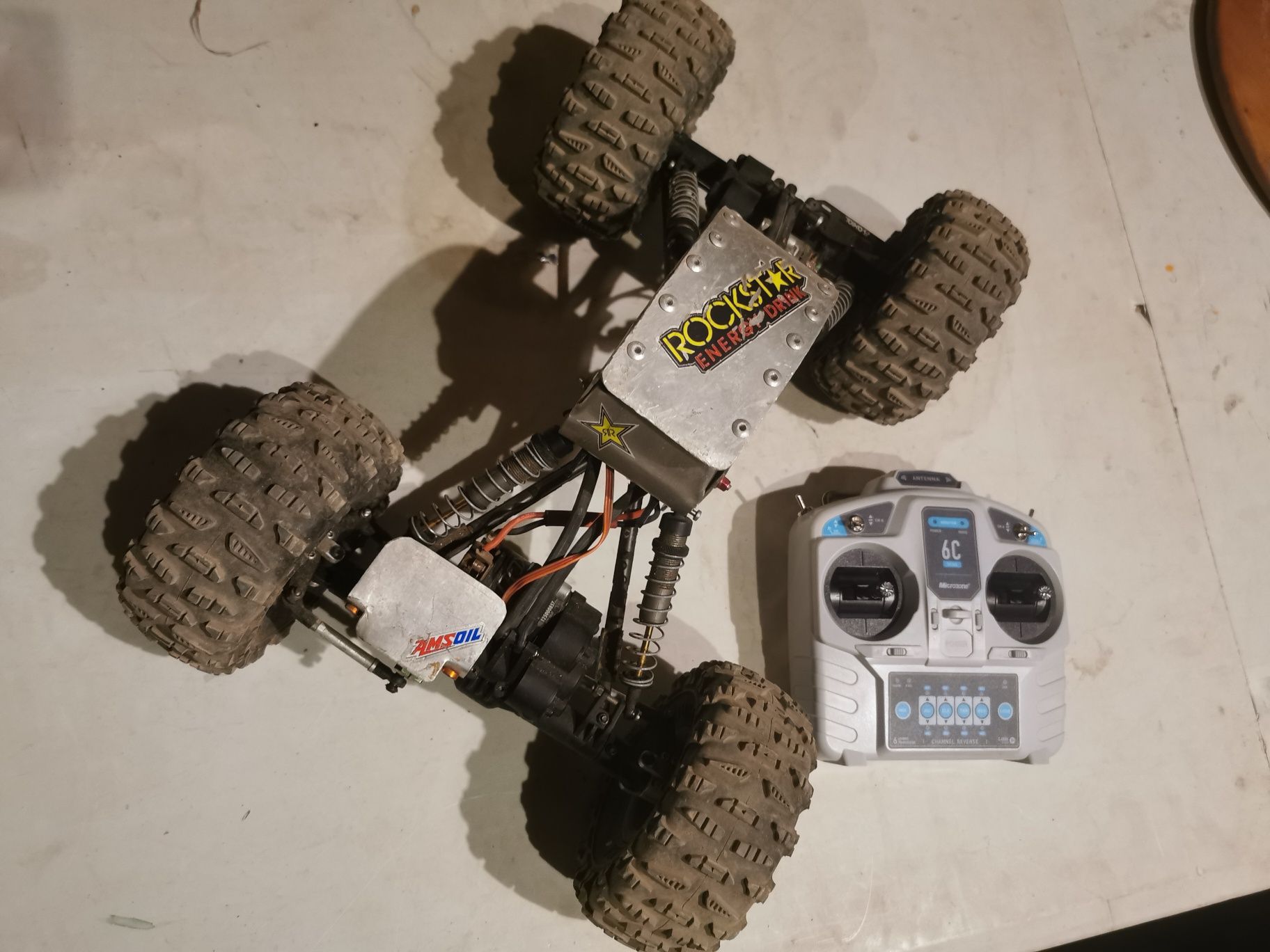 Axial xr10 Motor em cada eixo rc crawler profissional
