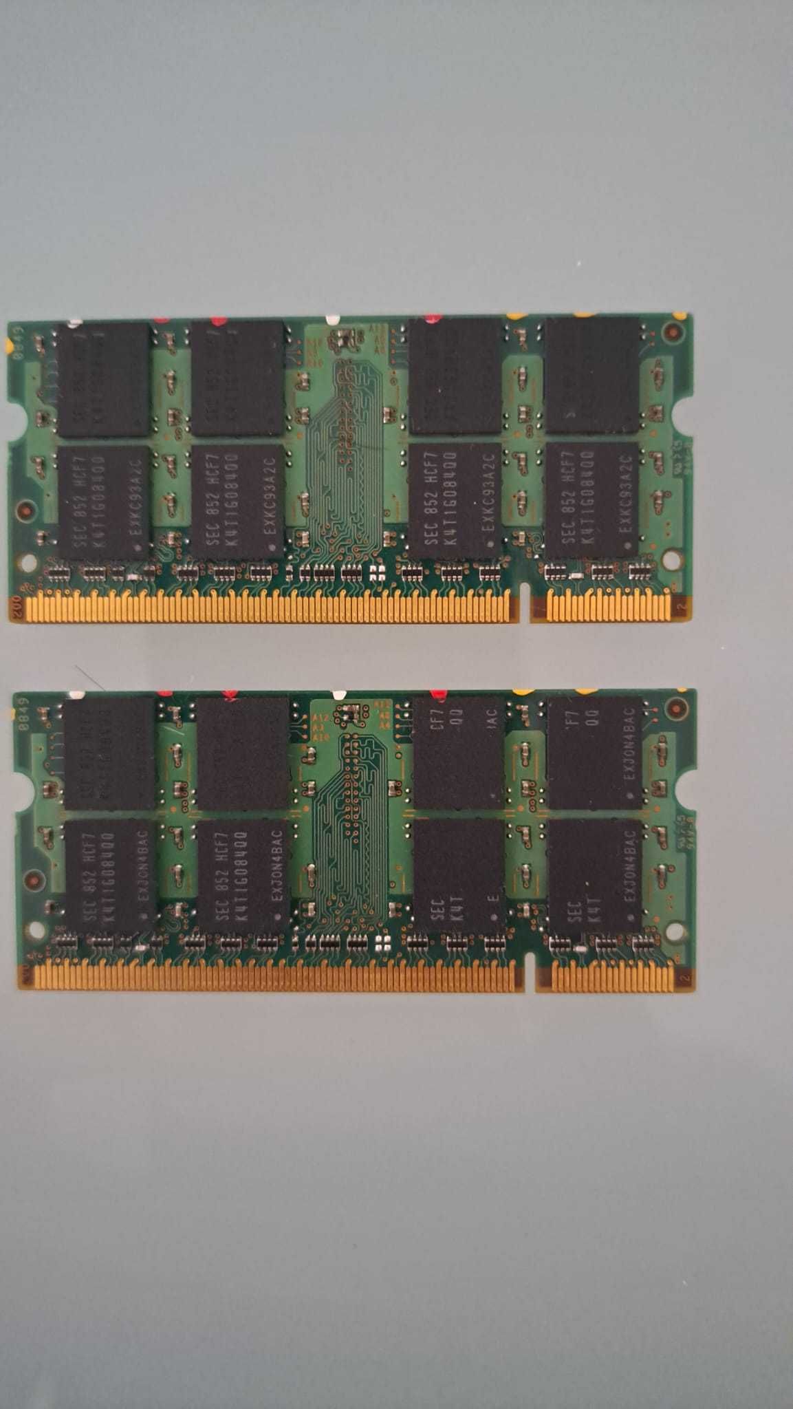 Memórias sodimm Samsung