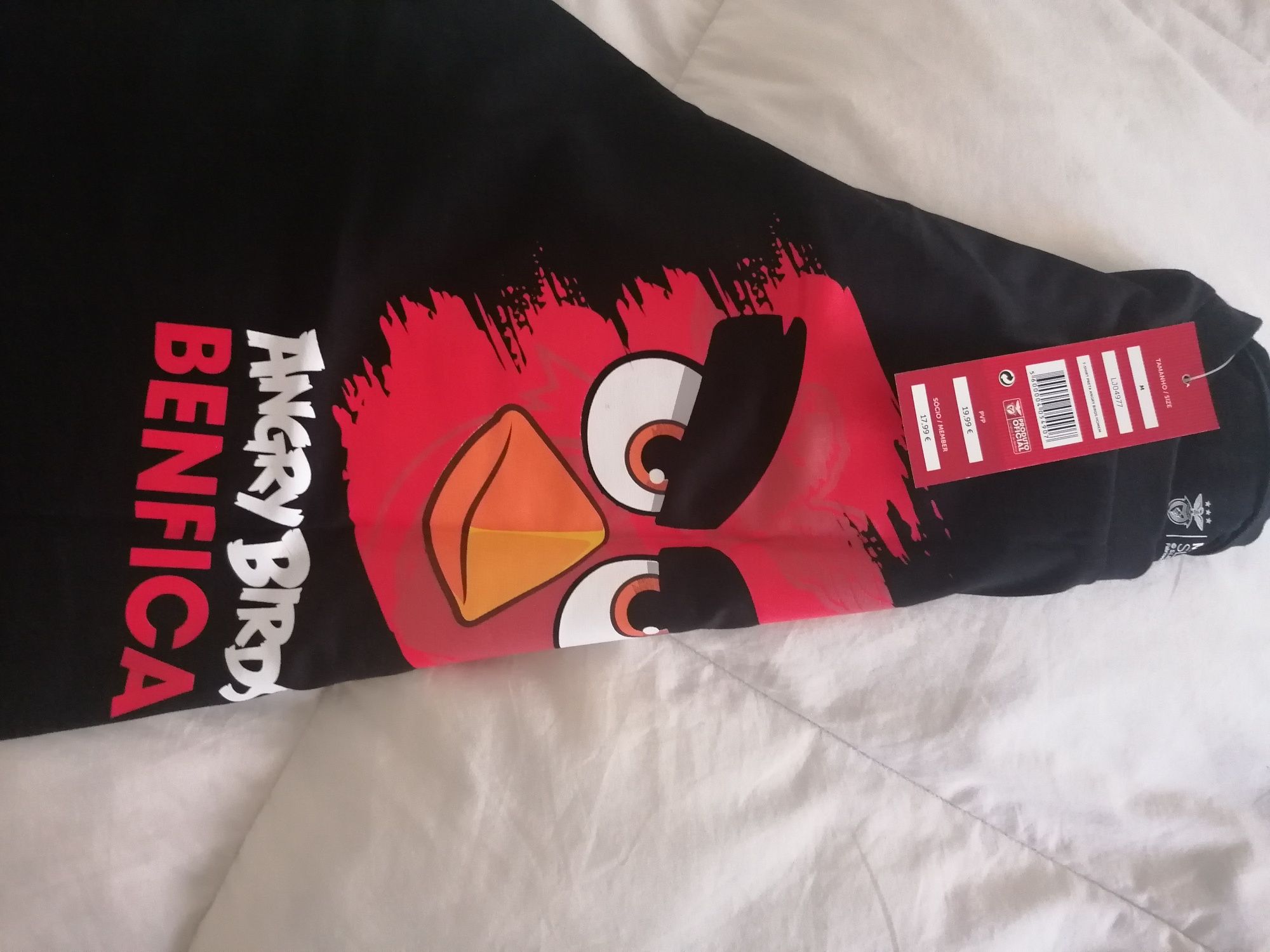 Camisola Unissexo - Benfica - Angry Birds