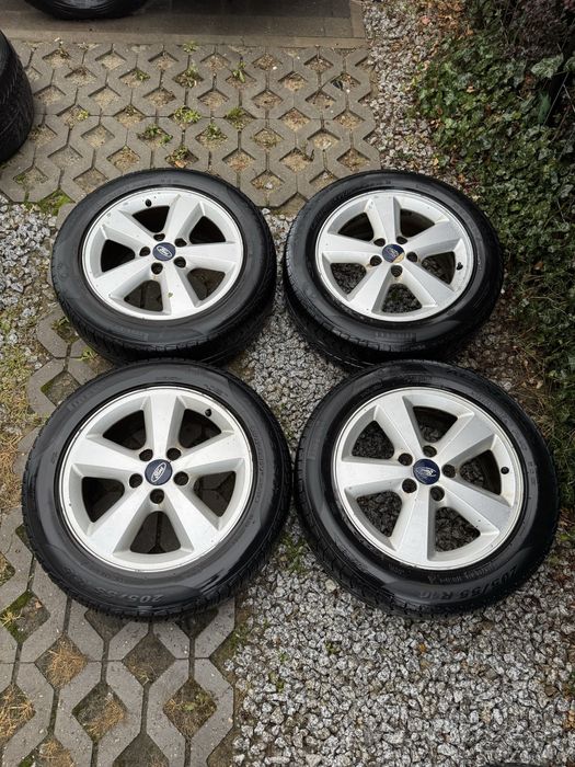 Felgi Ford 205/55/16” 5x108 opony wielosezon Smax Cmax Mondeo Focus