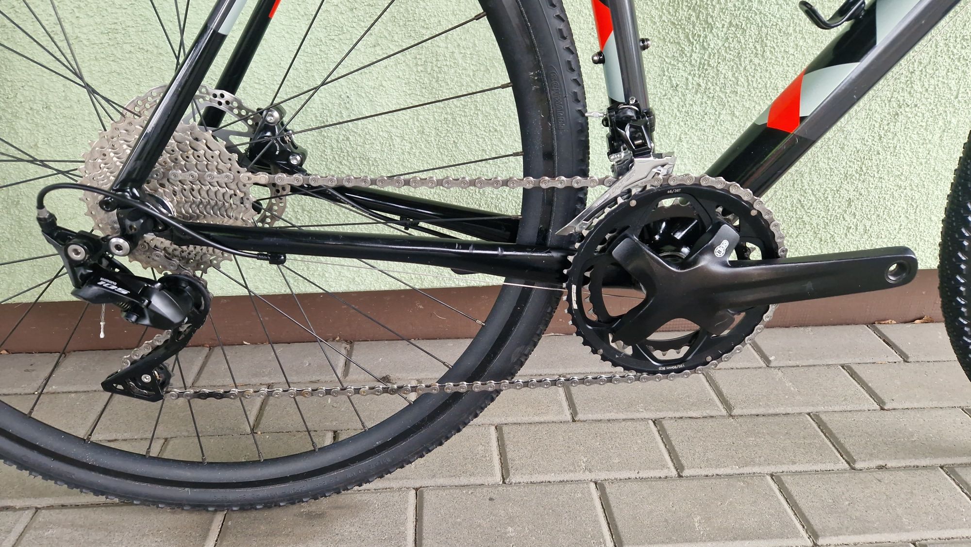 CANNONDALE caadX 105 11s alu CARBON gravel przełaj  r54 hydraulika
