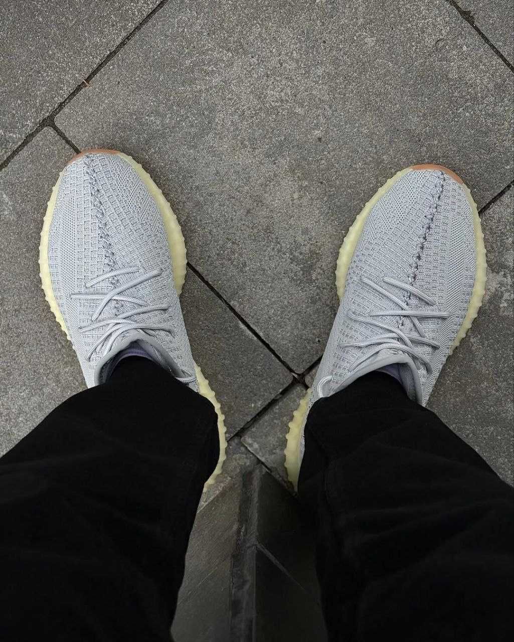 Чоловічі кросівки Stilli літні (41–45) Yeezy Boost 350 темно-сірі