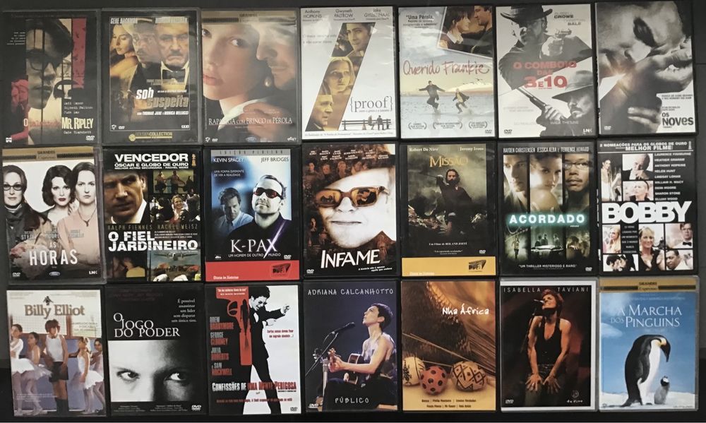 Lote de bons filmes em DVD