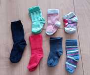 7 pares de meias bebé (12 a 24 meses)