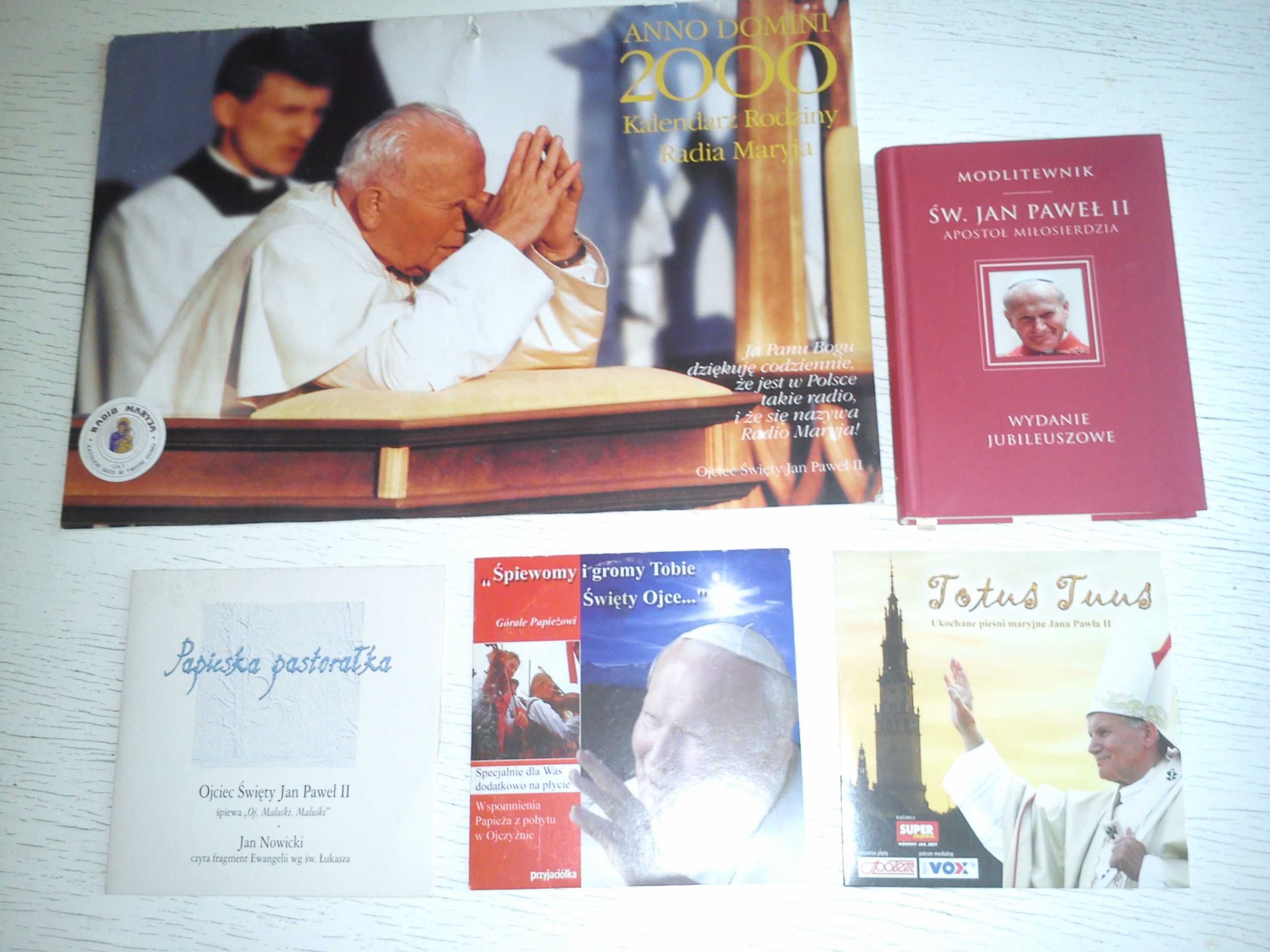 Zestaw Jan Paweł II, 3 CD, Kalendarz, Modlitewnik