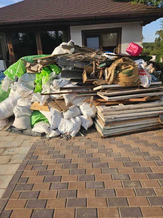 Вивіз будівельного строй сміття, мусора. Самосвал, камаз, зіл