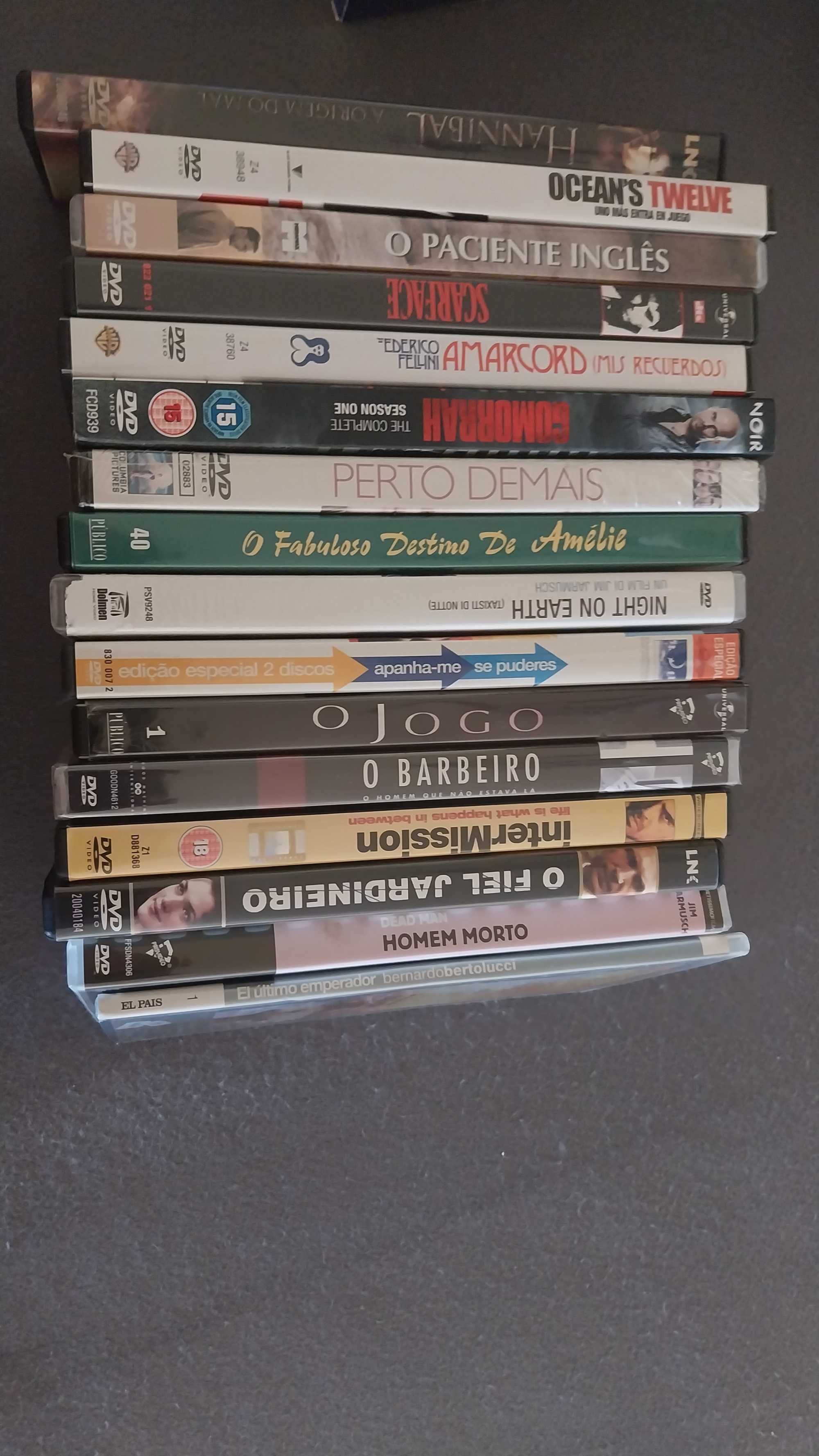 DVDs variados filmes