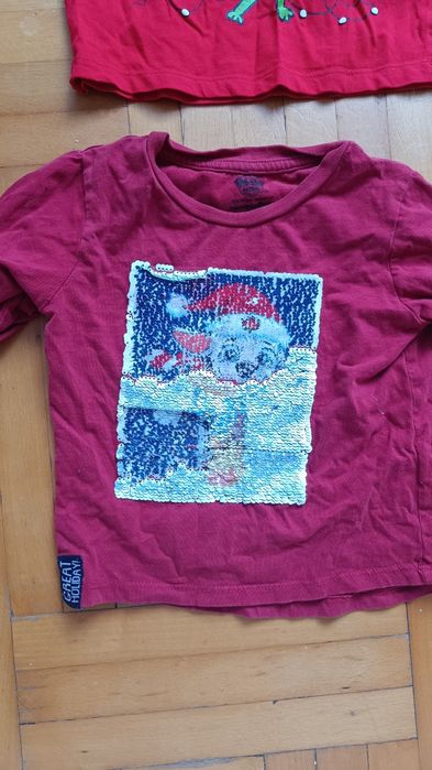 Czwrnona świąteczna bluzeczka dla chłopca psi patrol rozmiar 98 cool