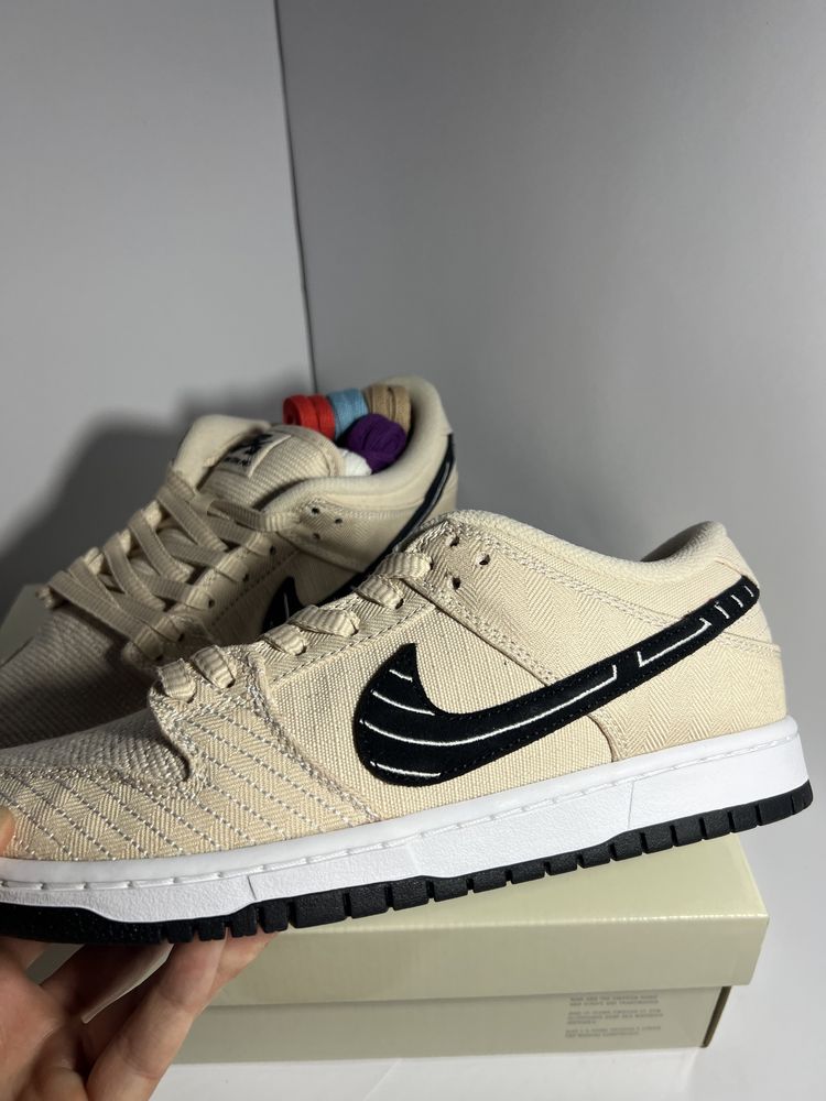 Nike dunk low sb x albino & preto 41 skate