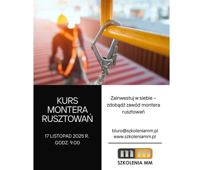 Kurs montera rusztowań