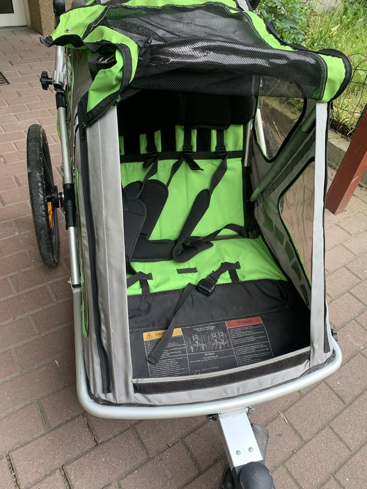Queridoo speedkid2 przyczepka rowerowa
