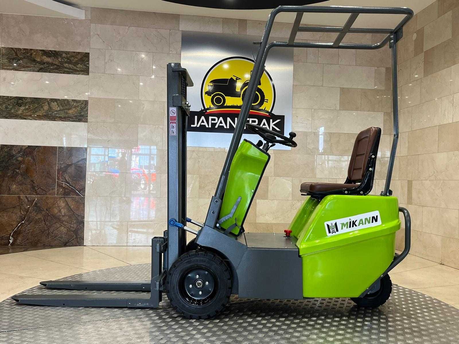 Mini Wózek Widłowy Elektryczny 500kg,MIKANN, Maszt 2,1m, Japan Trak