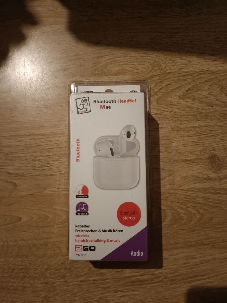Zestaw słuchawkowy Bluetooth 2GO "Tws Mini" - biały