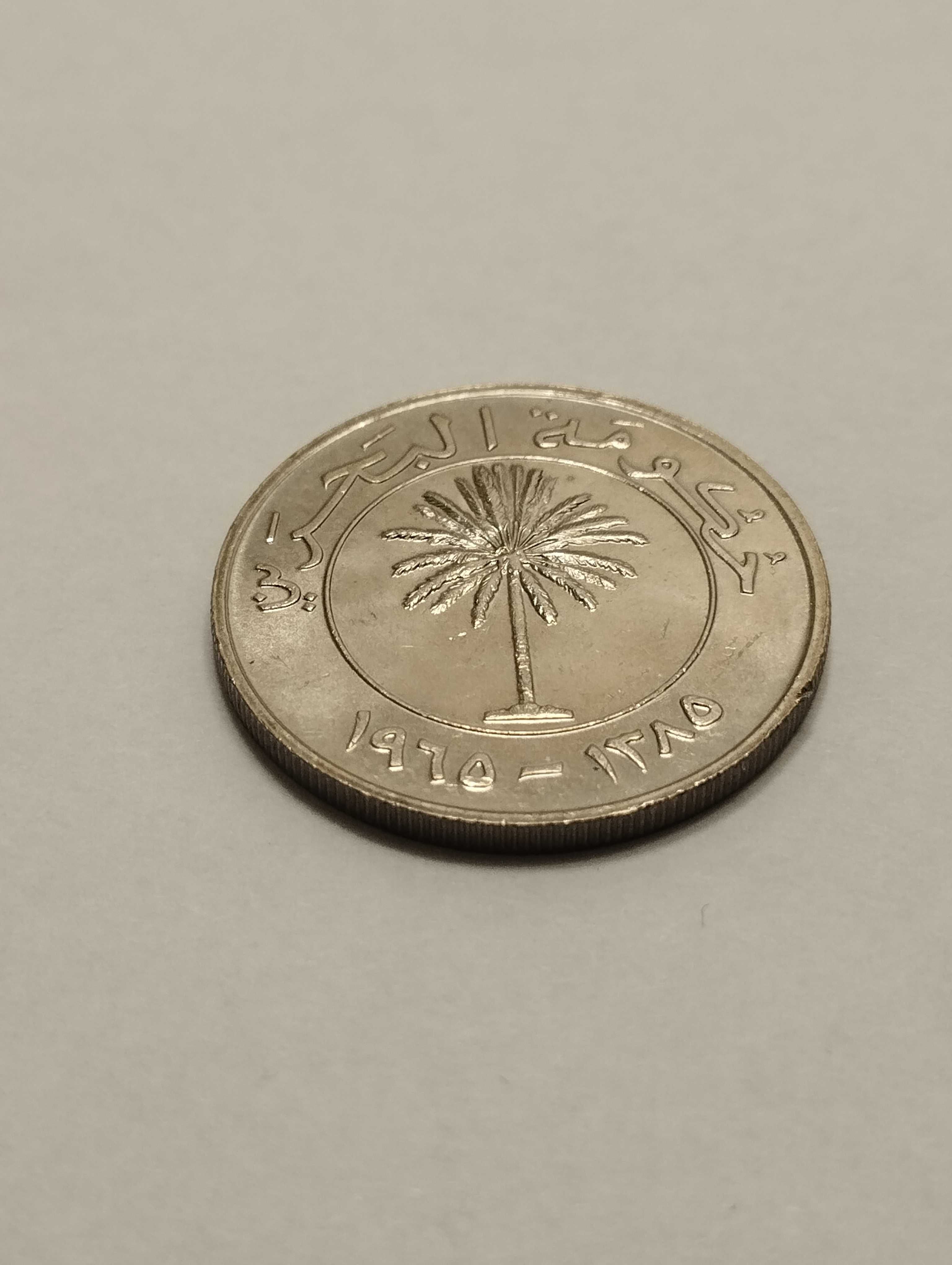 Sprzedam monetę Bahrajn 100 filsów 1385 (1965r.) -  stan menniczy