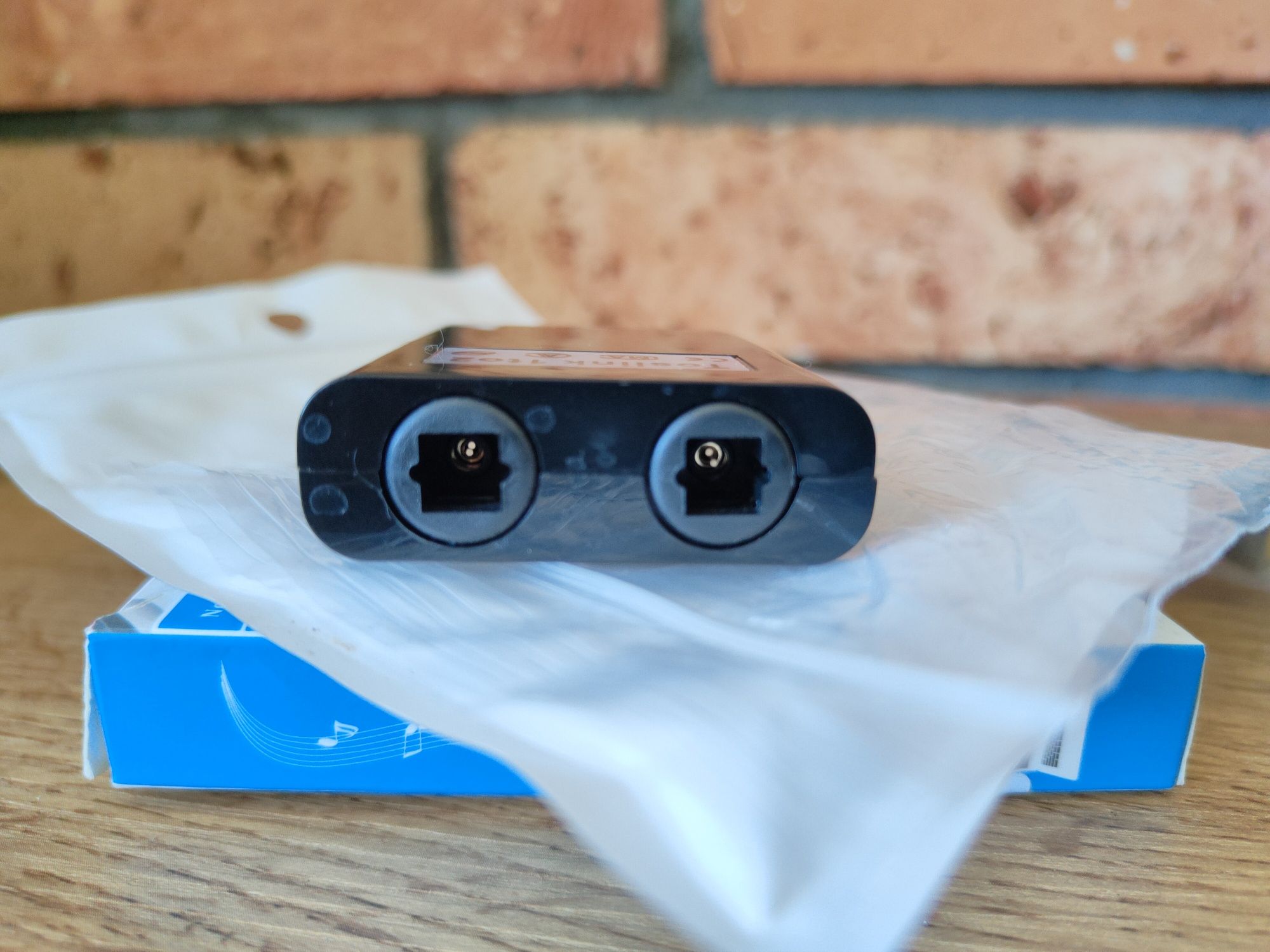 Adapter optyczny dwójnik audio rozdwajacz TOSLINK splitter 1×2