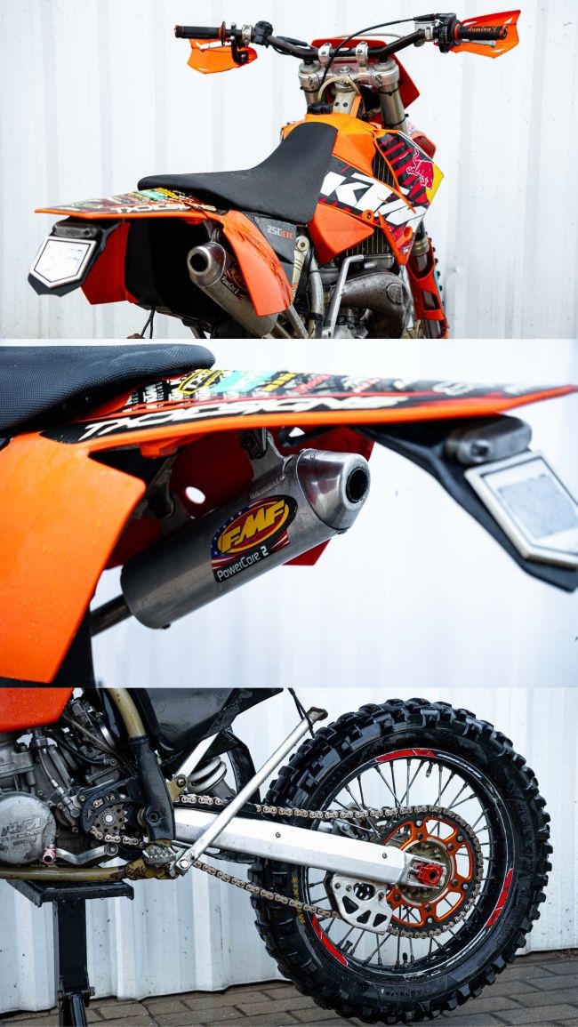 MATRICULADA KTM EXC 250 FMF ATÉ 59€/MÊS