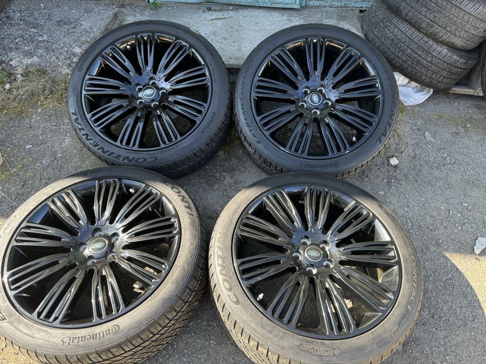 Коплект оригінальні диски range rover r22 з літніми шинами 275/40