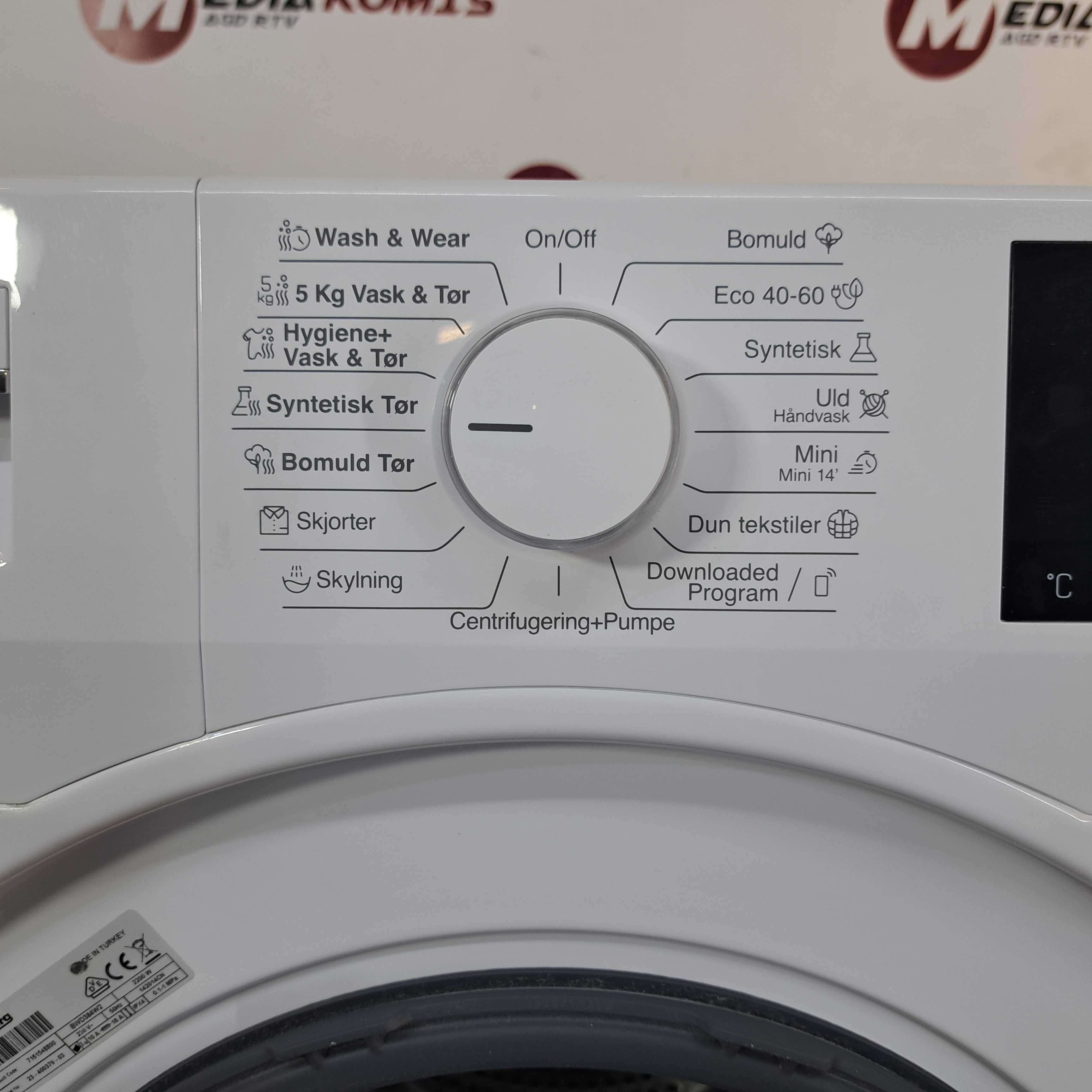 Pralko-Suszarka Blomberg BWD384W2 [12m-cy gwar] C/8-5kg/1400obr [7]