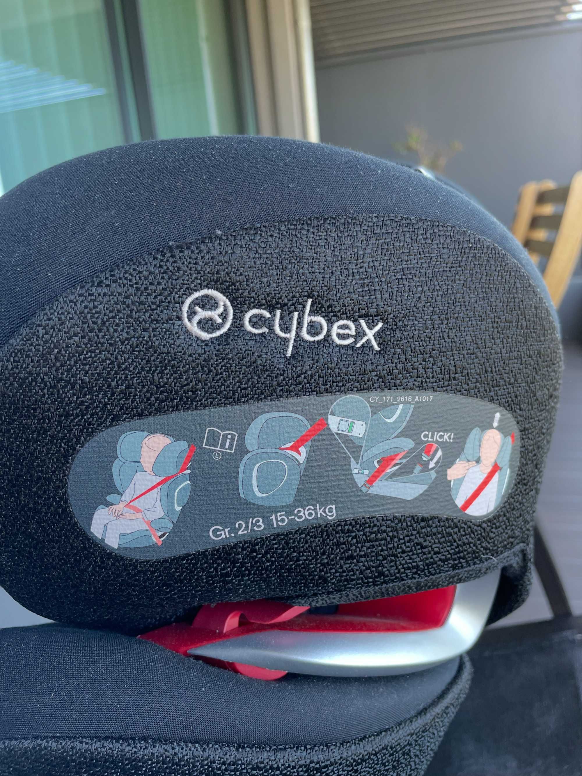 Cadeira Auto Cybex Solution Z-fix Grupo 2/3 15-36Kg com Isofix