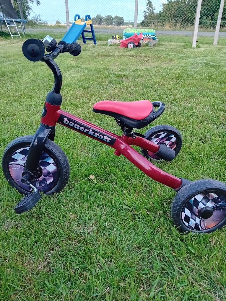 Rowerek trójkołowy 3w1