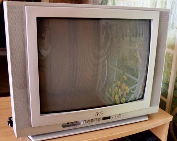 Телевизор JVC с тумбой в комплекте