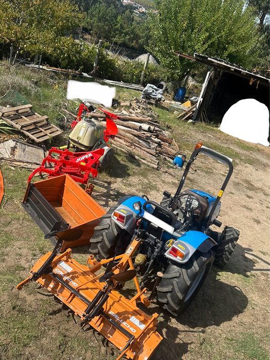 Trator Tractor Landini Mistral e 6 Alfaias