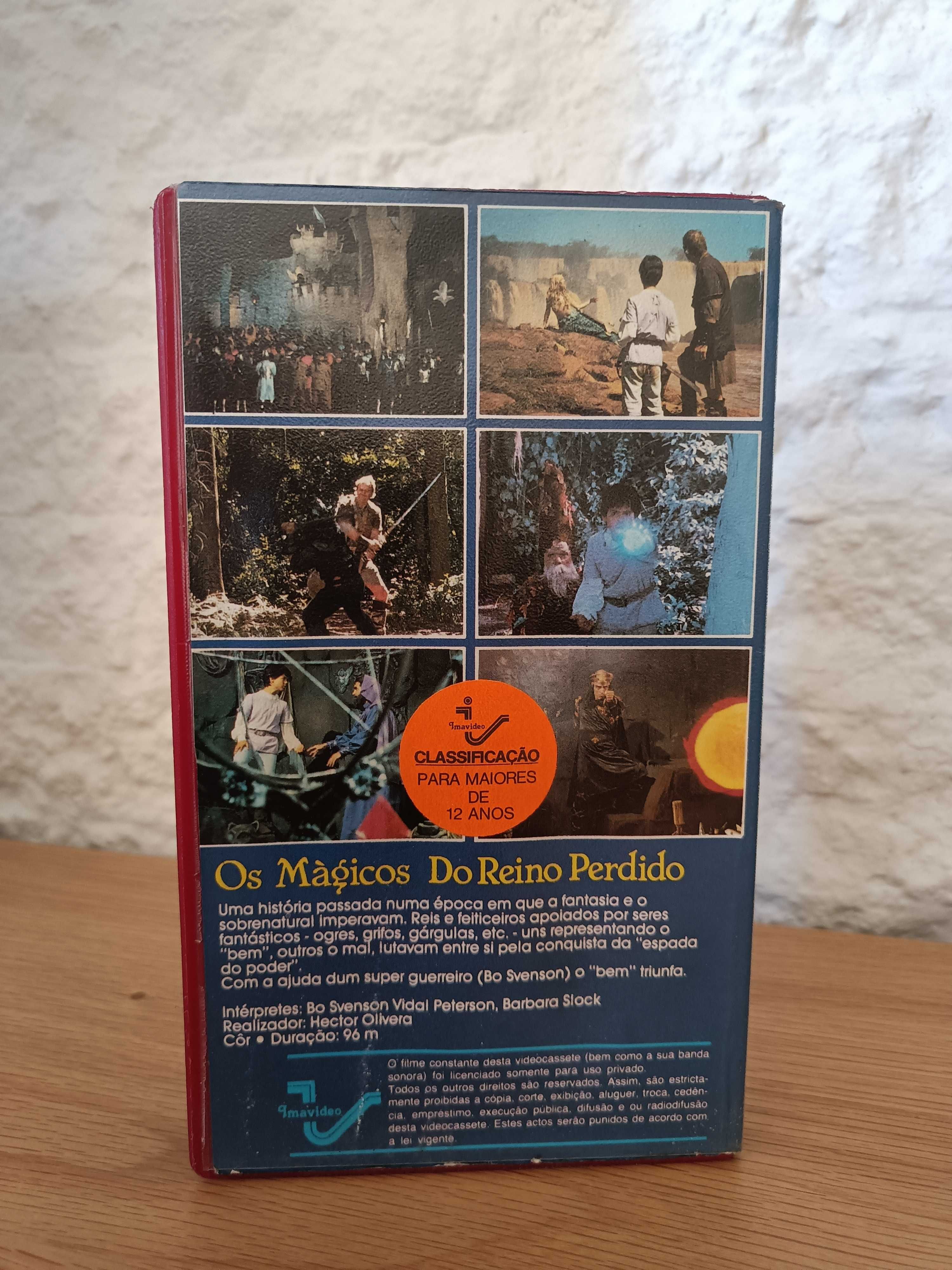 Filme VHS Os Mágicos do Reino Perdido (Wizards Of The Lost Kingdom)