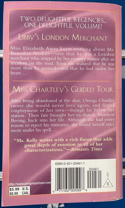 Libby's London Merchant & Miss Chartley's Guided Tour - Carla Kelly