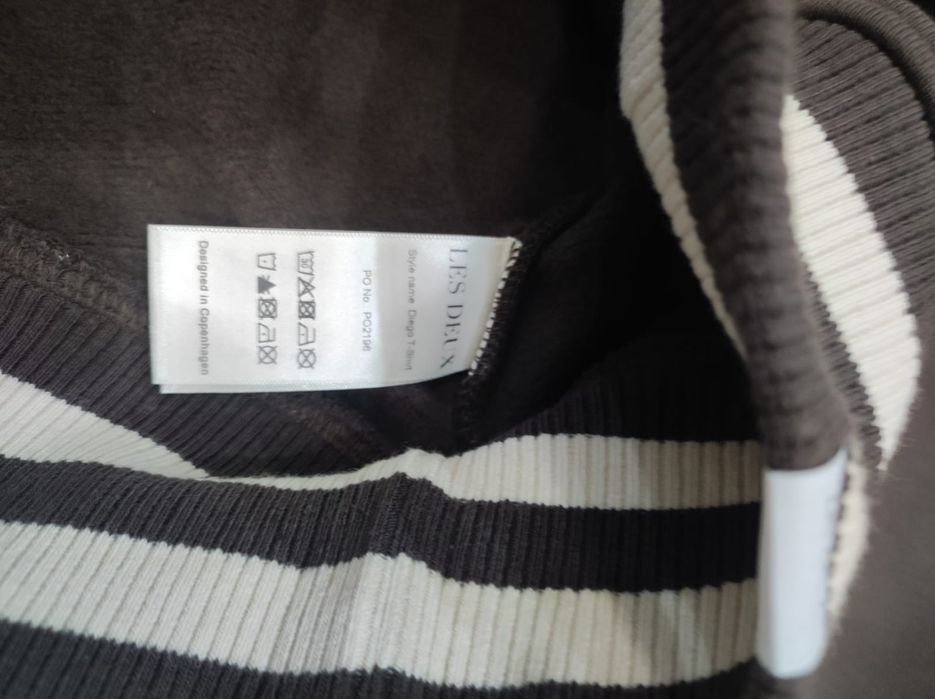 Brązowa bluza męska wciągana z kapturem Varsity Les Deux Copenhague S
