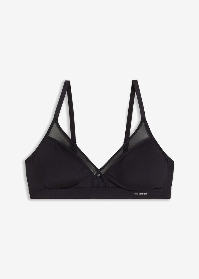 B.P.C biustonosz Feel Comfort bralette czarny ^40/42