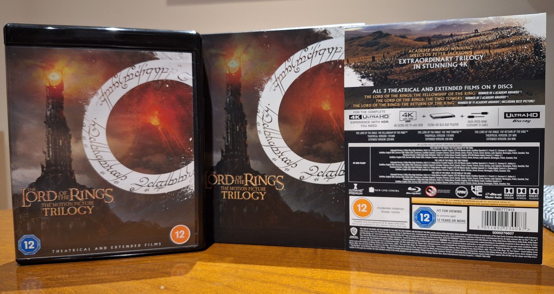 Lord of the Rings coleção 4k UHD