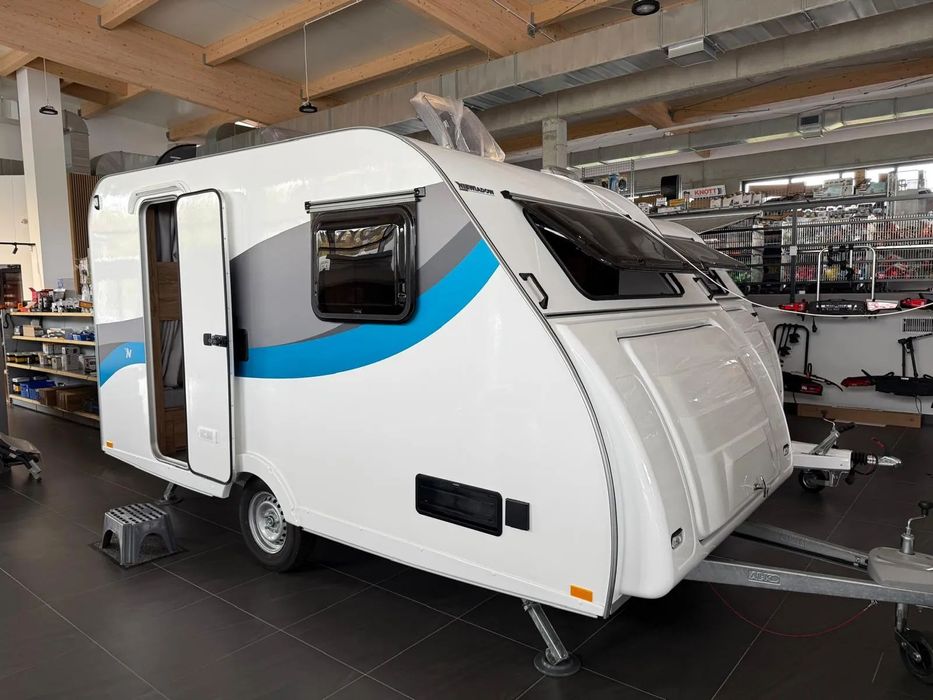 Niewiadów N-Cross 4  DMC: 950-1000kg 4 osobowa przyczepa kempingowa 2025r  NOWA przyczepa kemingowa  4 OSÓB 1000kg