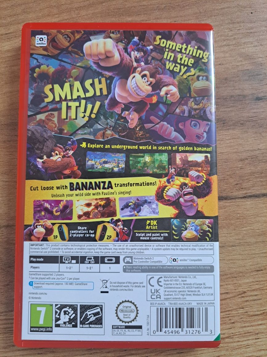 Donkey Kong Bananza Nintendo Switch 2