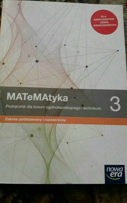 Matematyka 3 rozszerzona podrecznik nowa era