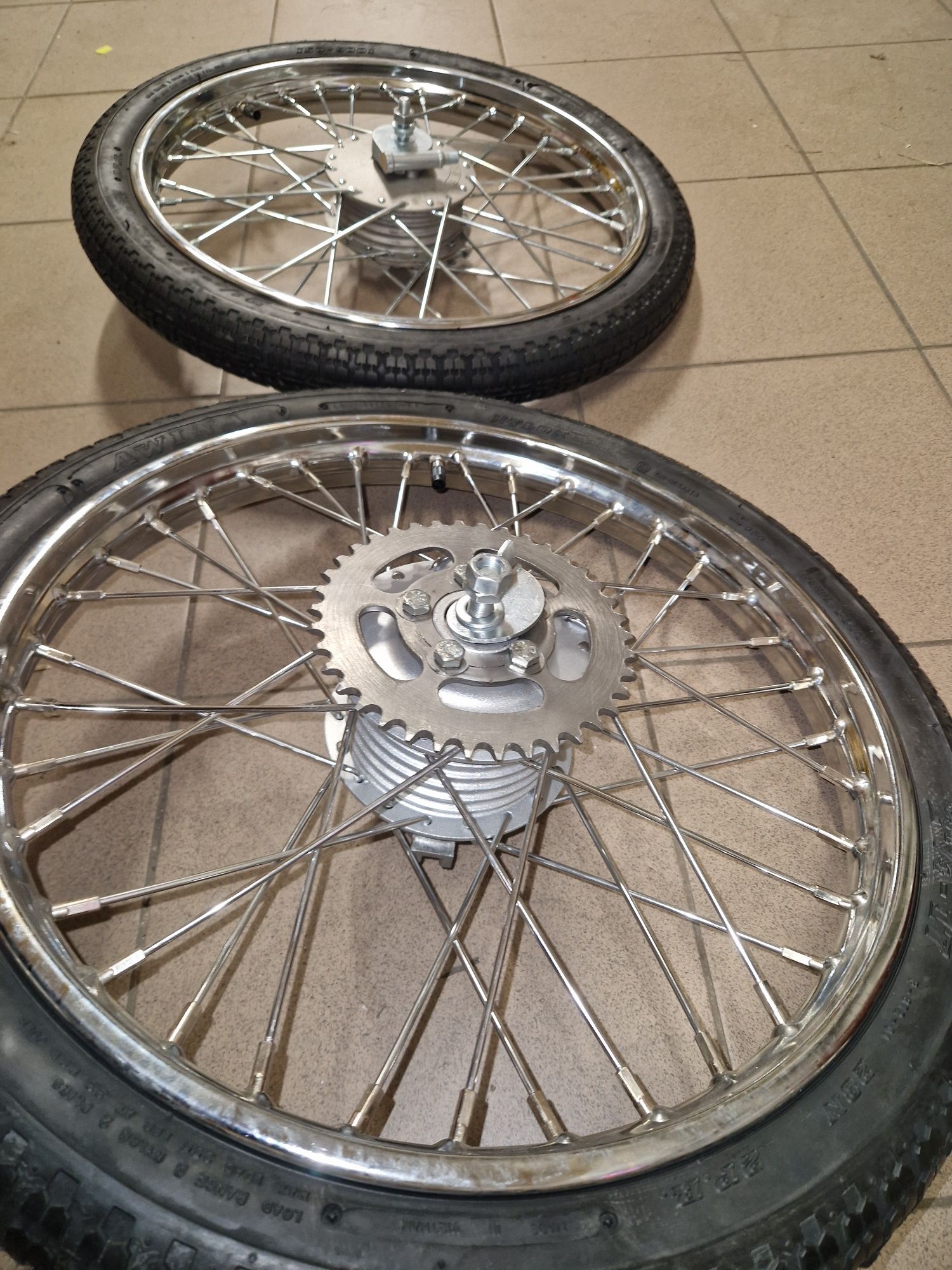 Odnowione kola kpl r19" Romet komar wycentrowane pl