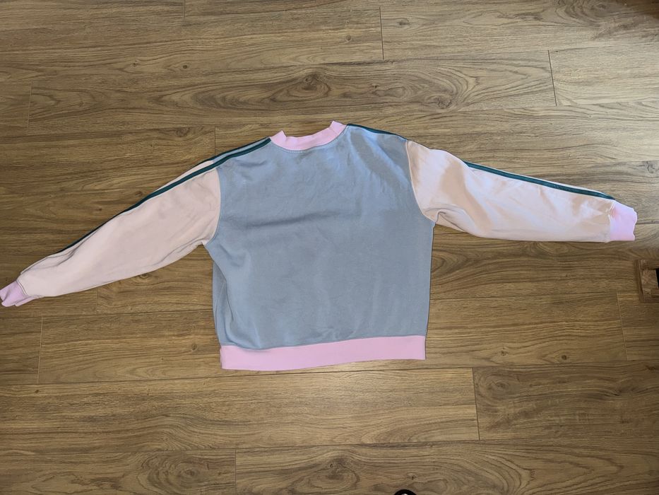 Bluza damska Adidas błękitno-kremowa