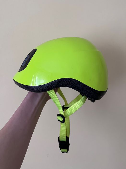 Kask rowerowy dla malucha Btwin 500 Fluo 2XS/44-49 cm