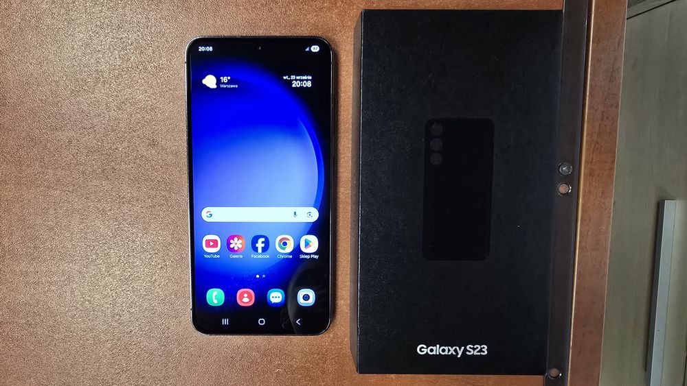 Samsung Galaxy S23 5G Dual Sim 128GB/8GB RAM czarny, stan db, gwar.