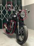 Vendo peças para a mota Triumph T100 Bonneville 2020