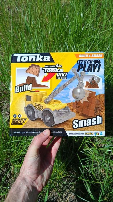 Машинка. Ігровий набір. Tonka. Машинка зі звуком. Будівкельна машина.