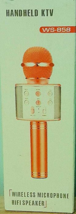 Mikrofon Handheld KTV WS-858 Srebrny Prezent
