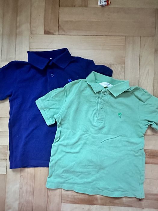 H&M 2 koszulki polo (rozmiar 98/104)