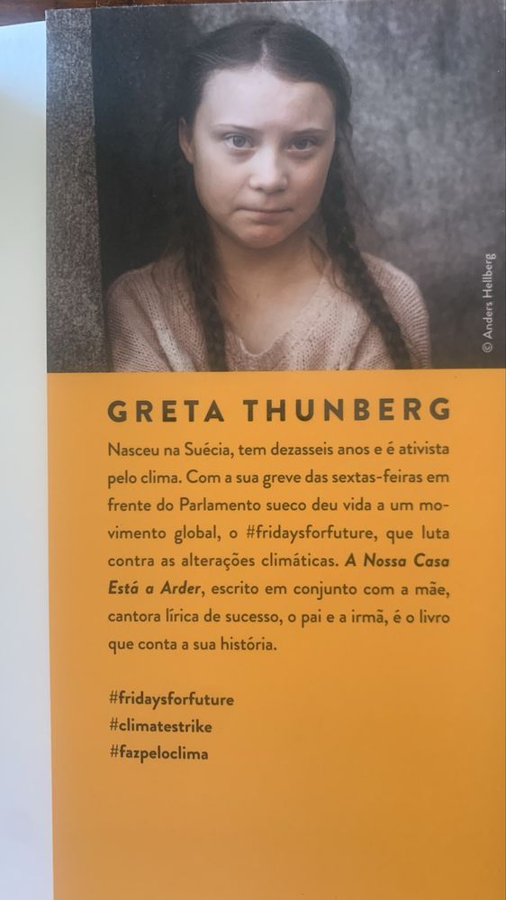 Livro A nossa casa está a arder - Greta Thunberg
